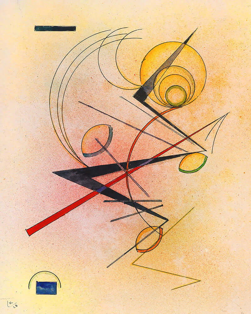 Kleines Warm by Wassily Kandinsky - Art Print - Zapista