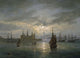 Kronborg Castle in Moonlight by Johan Christian Dahl - Art Print - Zapista