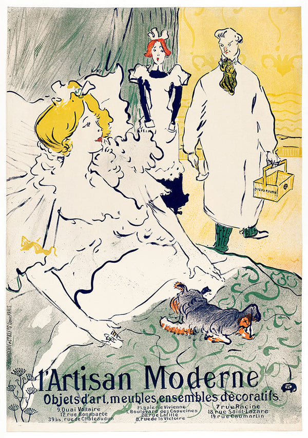 L’Artisan Moderne by Henri de Toulouse-Lautrec - Art Print - Zapista