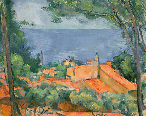 L'Estaque aux toits rouges by Paul Cézanne - Art Print - Zapista