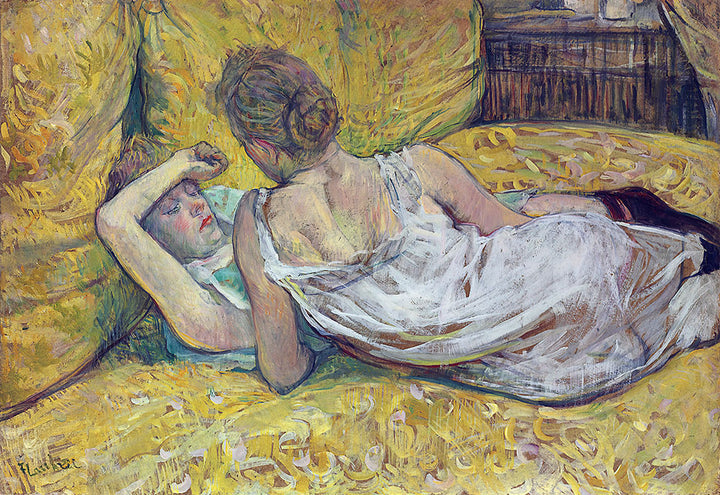 L'abandon (Les deux amies) by Henri de Toulouse-Lautrec - Art Print - Zapista