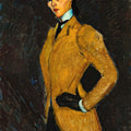 L’amazone by Amedeo Modigliani - Art Print - Zapista