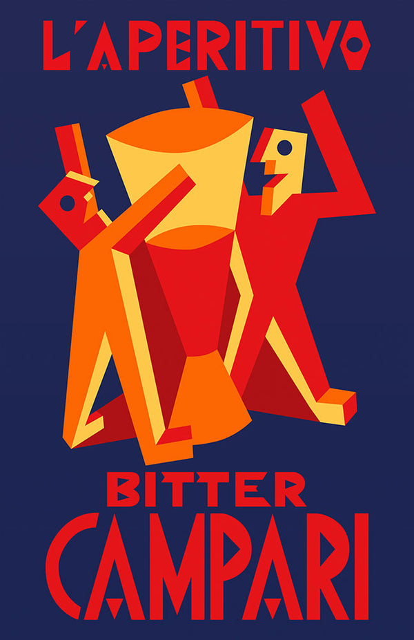 L'aperitivo Bitter Campari - Art Print - Zapista