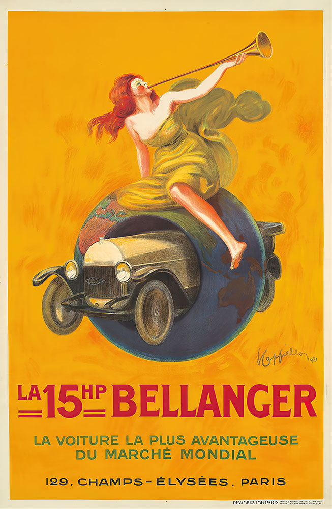 La 15hp Bellanger by Leonetto Cappiello - Art Print - Zapista