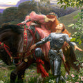 La Belle Dame sans Merci by Frank Dicksee - Art Print - Zapista