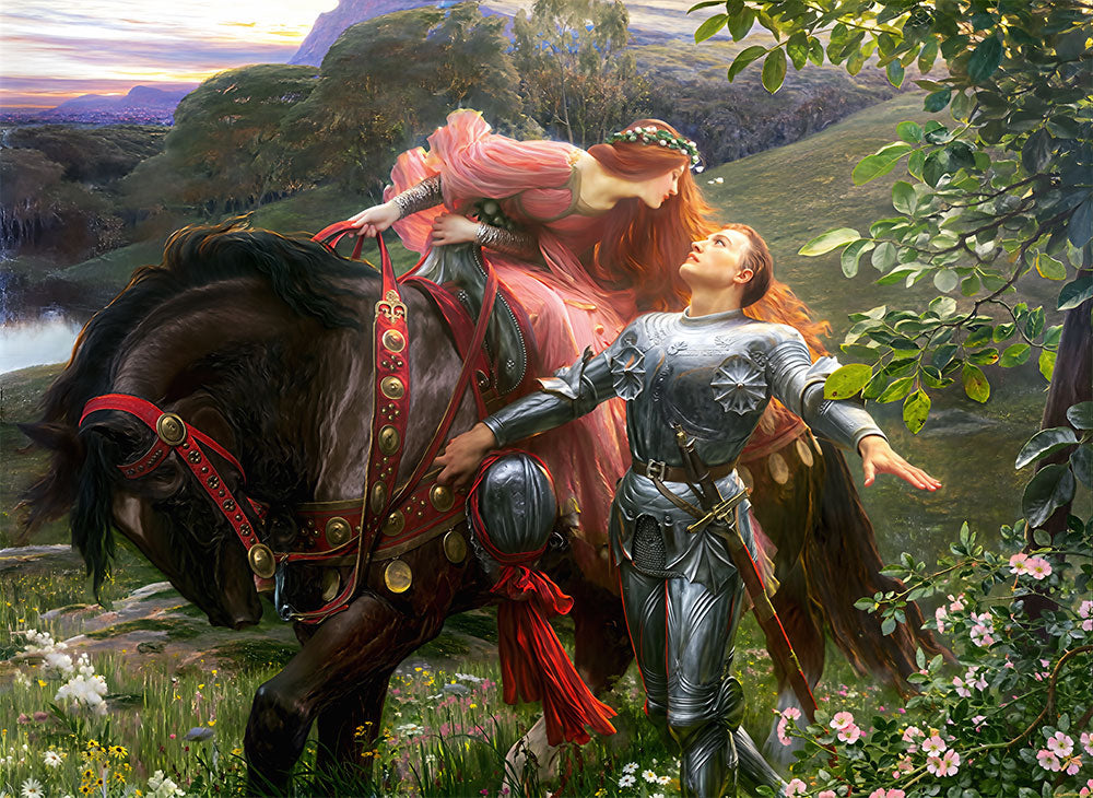 La Belle Dame sans Merci by Frank Dicksee - Art Print - Zapista