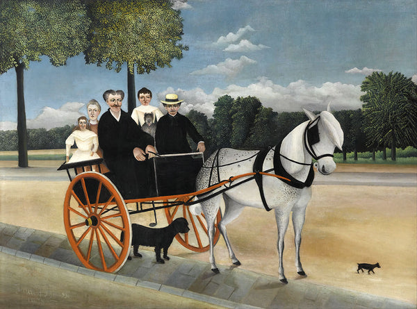 La Carriole du père Junier by Henri Rousseau - Art Print - Zapista