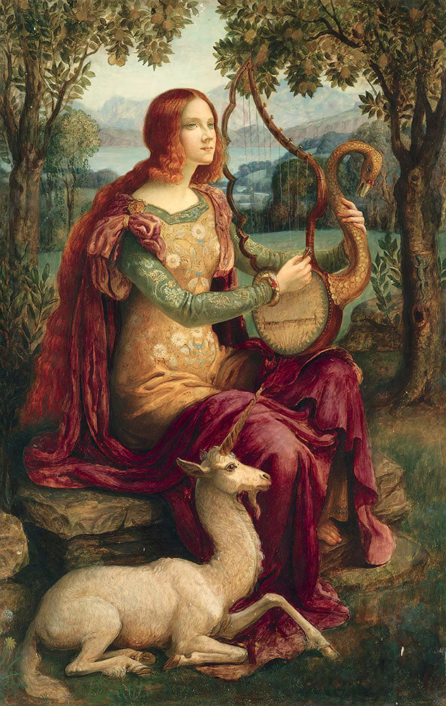 La Dame A La Licorne by Armand Point - Art Print - Zapista