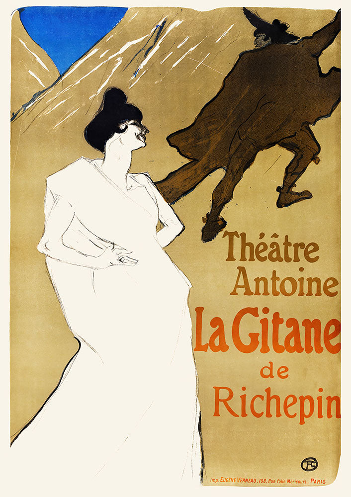 La Gitane by Henri de Toulouse-Lautrec - Art Print - Zapista