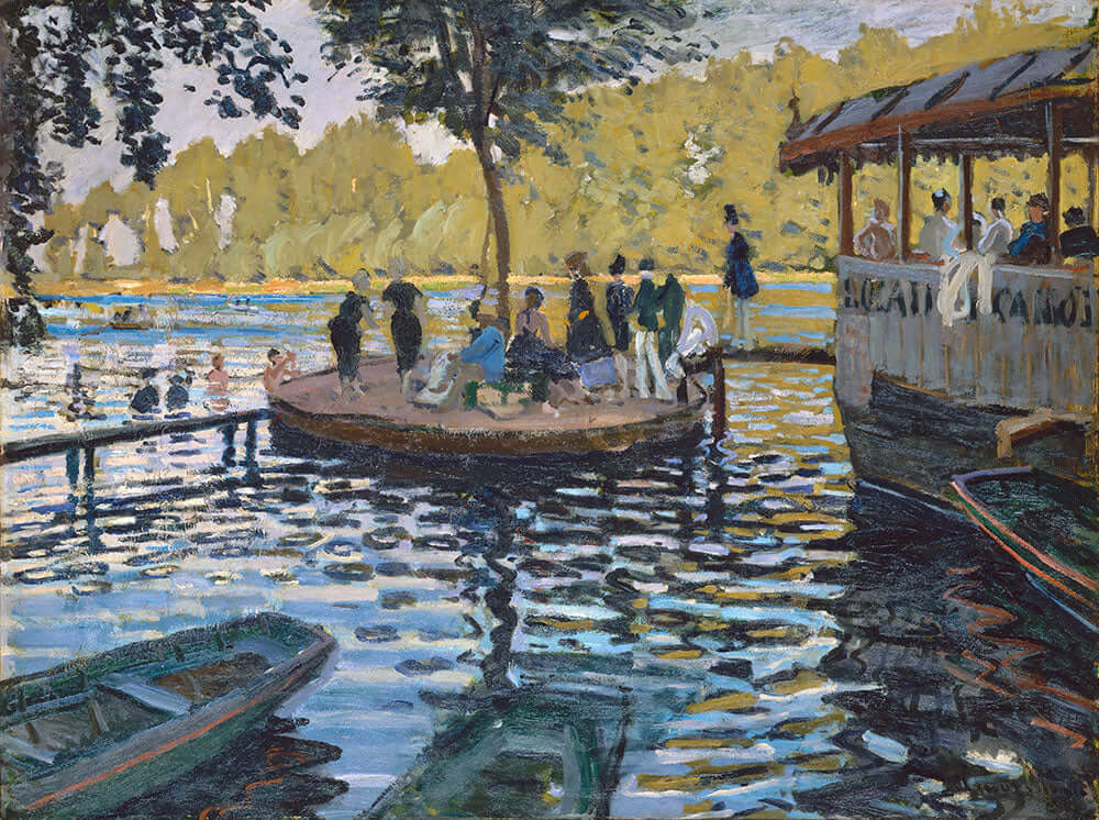 Bain à la Grenouillère by Claude Monet - Art Print - Zapista