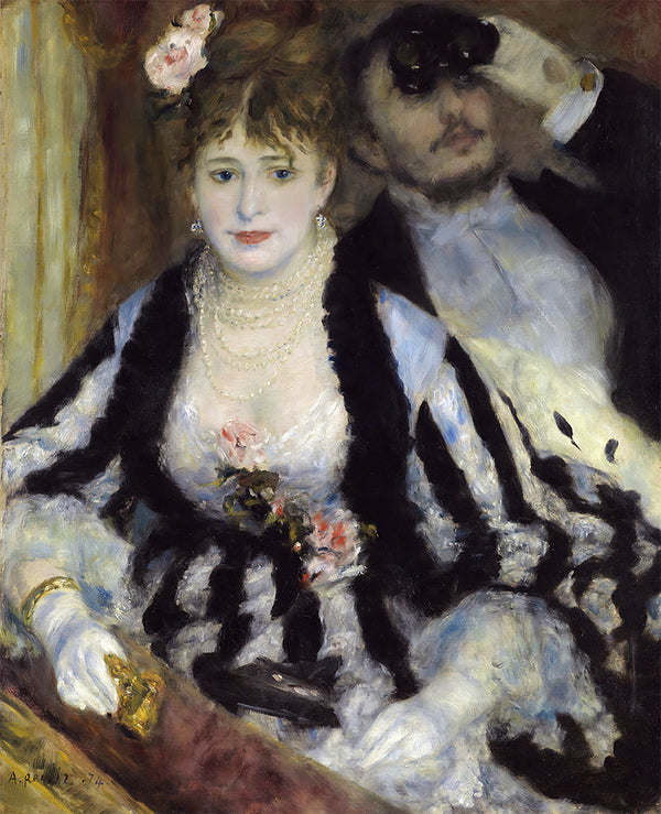 La Loge by Pierre-Auguste Renoir - Art Print - Zapista