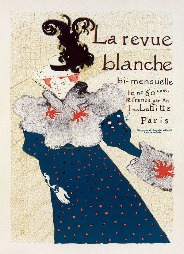 La Revue Blanche by Henri de Toulouse-Lautrec - Art Print - Zapista