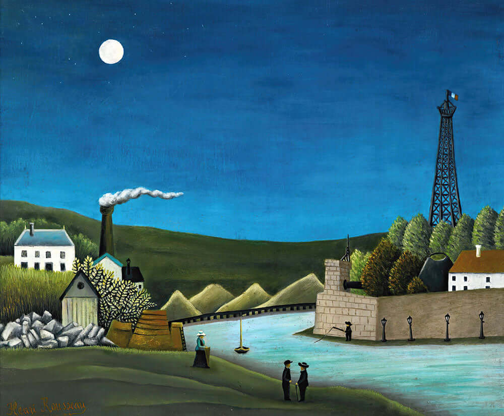 La Seine À Suresnes by Henri Rousseau - Art Print - Zapista