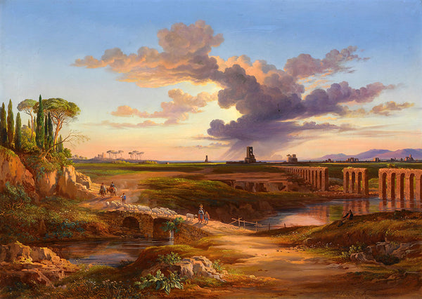 La Via Appia, Campagna Romana by Arthur John Strutt - Art Print - Zapista