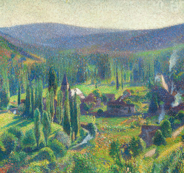 La vallee du vert a Labastide-du-Vert by Henri Martin - Art Print - Zapista