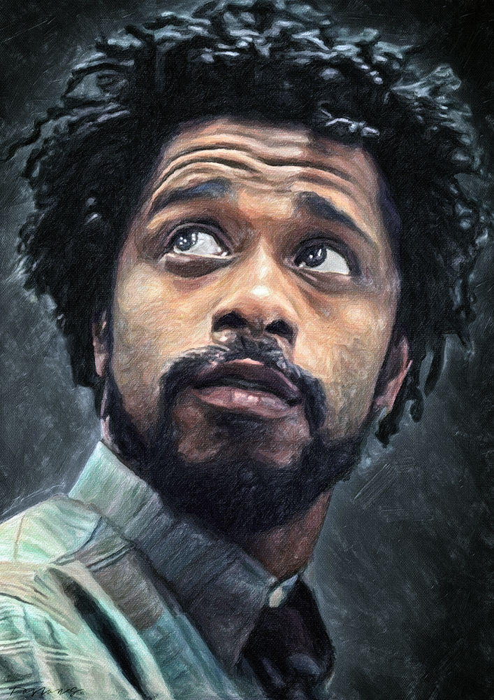 LaKeith Stanfield as Cassius Green - Art Print - Zapista