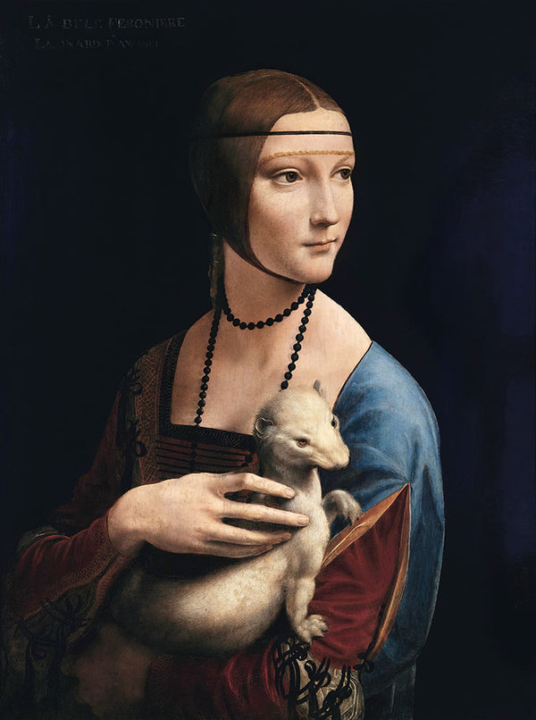 Lady with an Ermine by Leonardo da Vinci - Art Print - Zapista