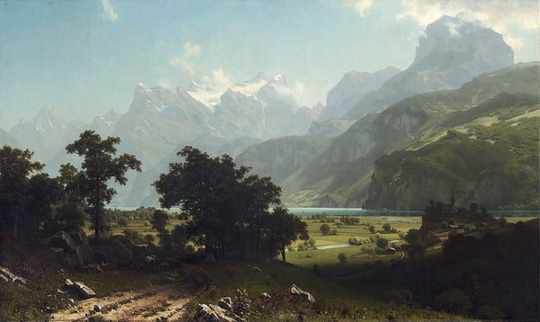 Lake Lucerne by Albert Bierstadt - Art Print - Zapista
