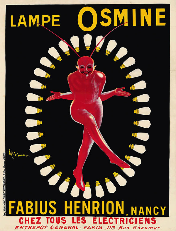 Lampe Osmine by Leonetto Cappiello - Art Print - Zapista