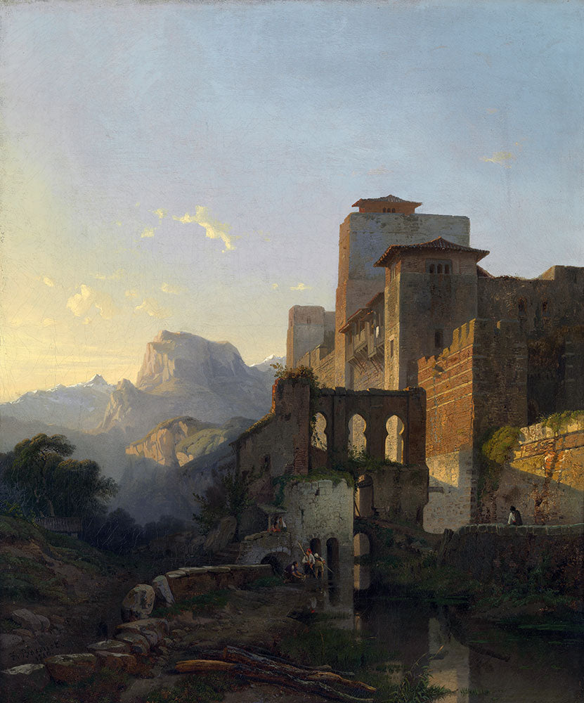 Landscape in Ugijar by François Antoine Bossuet - Art Print - Zapista