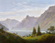 Landscape with Mountain lake, Morning by Caspar David Friedrich - Art Print - Zapista