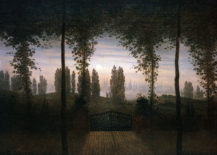 Landschaft mit Pergola und Gartentor by Caspar David Friedrich - Art Print - Zapista