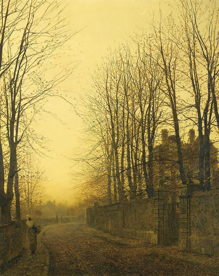 Late Autumn by John Atkinson Grimshaw - Art Print - Zapista