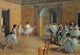 The Dance Foyer of the Opera at Rue Le Peletier by Edgar Degas - Art Print - Zapista