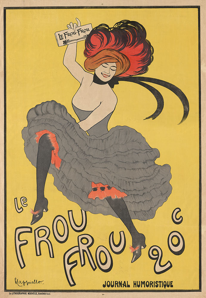 Le Frou Frou by Leonetto Cappiello - Art Print - Zapista 