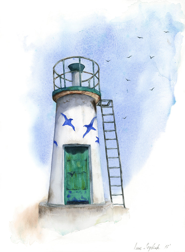 Le Phare - Art Print - Zapista