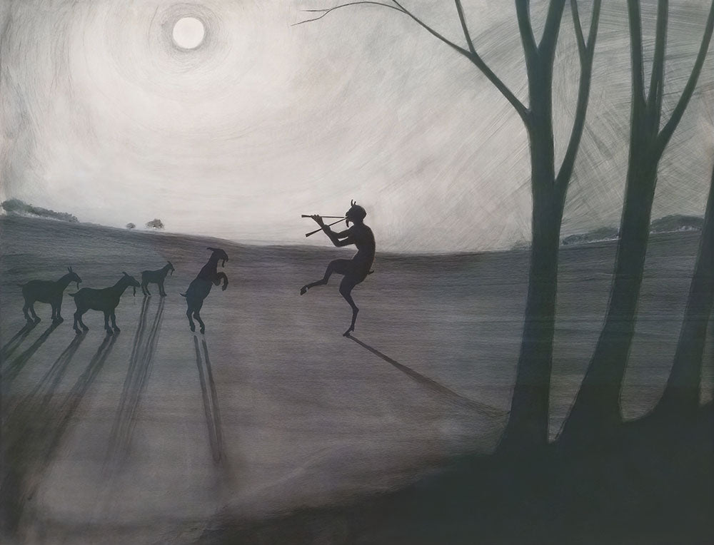 Faun by Moonlight by Leon Spilliaert - Art Print - Zapista