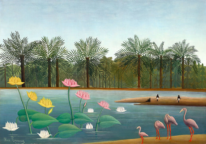 Les Flamants by Henri Rousseau - Art Print - Zapista