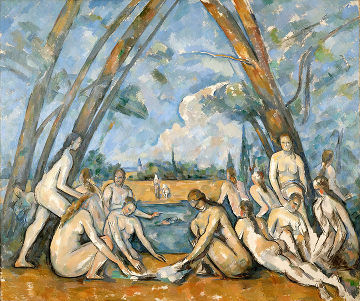 The Large Bathers by Paul Cézanne - Art Print - Zapista