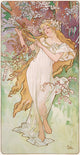 Les Saisons - Printemps by Alphonse Mucha - Art Print - Zapista