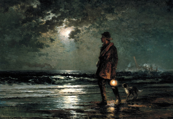 Life Saving Patrol by Edward Moran - Art Print - Zapista