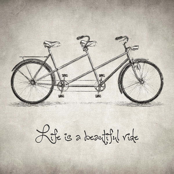 Life is a beautiful ride - Art Print - Zapista