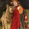 Little Red Riding Hood by Gabriel Ferrier - Art Print - Zapista