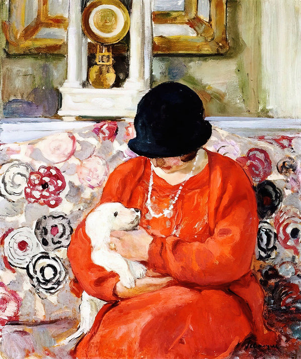 Little White Dog by Henri Lebasque - Art Print - Zapista