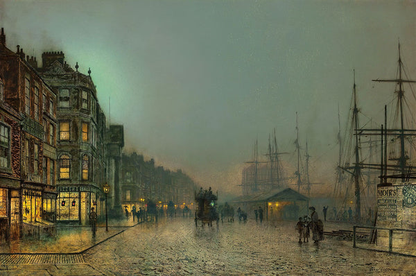 Liverpool Lights by John Atkinson Grimshaw - Art Print - Zapista