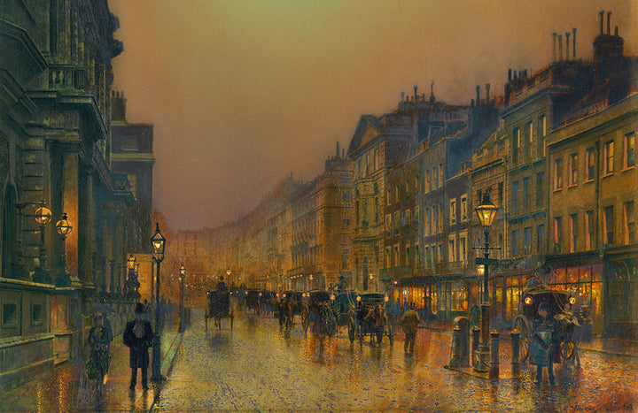 London, St James’ Street by John Atkinson Grimshaw - Art Print - Zapista