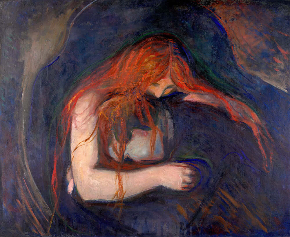 Love and Pain by Edvard Munch - Art Print - Zapista