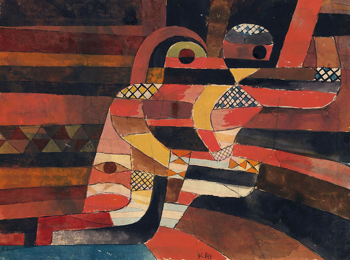 Lovers by Paul Klee - Art Print - Zapista