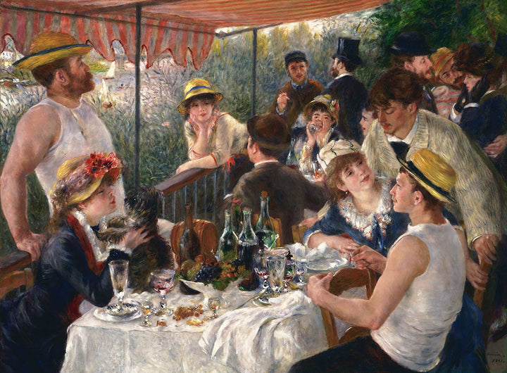 Luncheon of the Boating Party by Pierre-Auguste Renoir - Art Print - Zapista