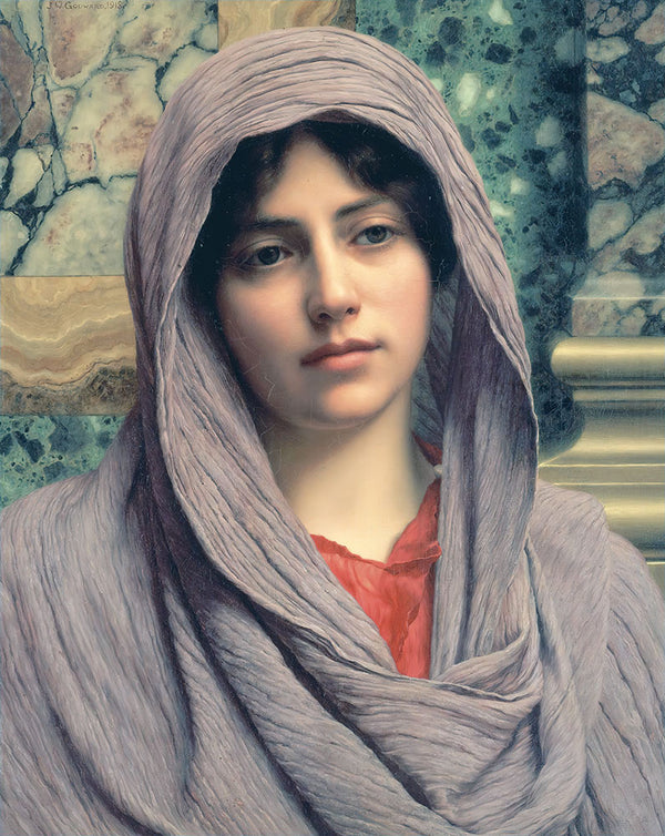 Lycinna by John William Godward - Art Print - Zapista