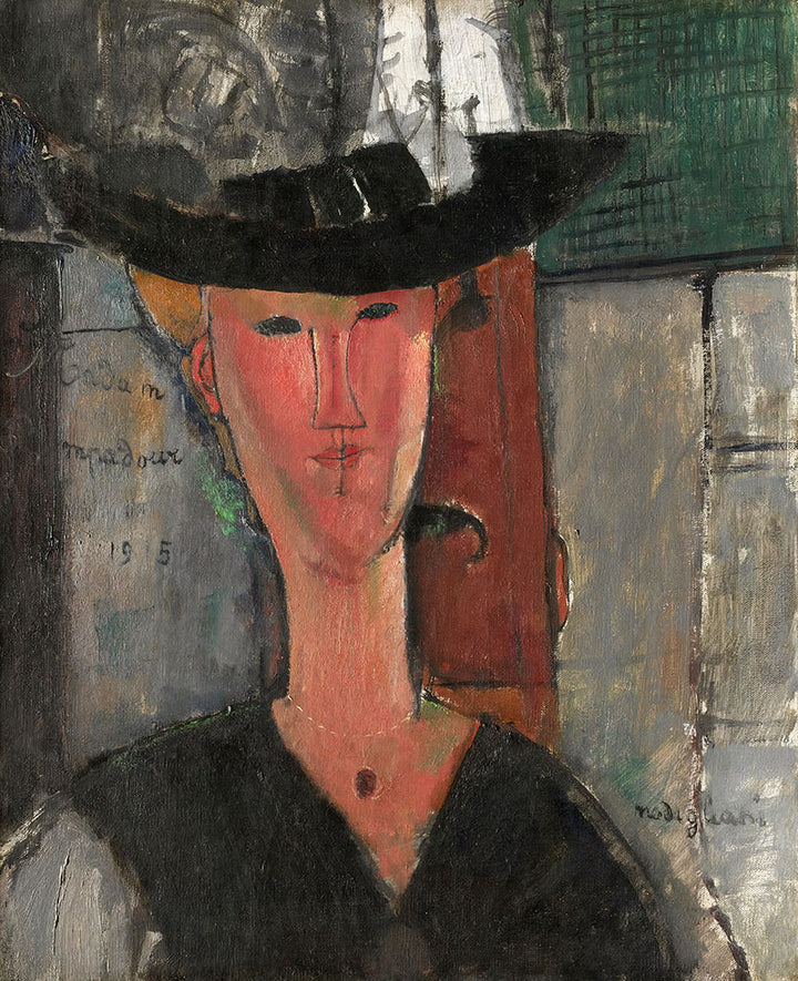 Madam Pompadour by Amedeo Modigliani - Art Print - Zapista