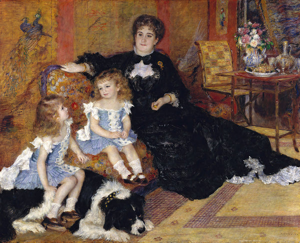 Madame Georges Charpentier and Her Children by Pierre-Auguste Renoir - Art Print - Zapista