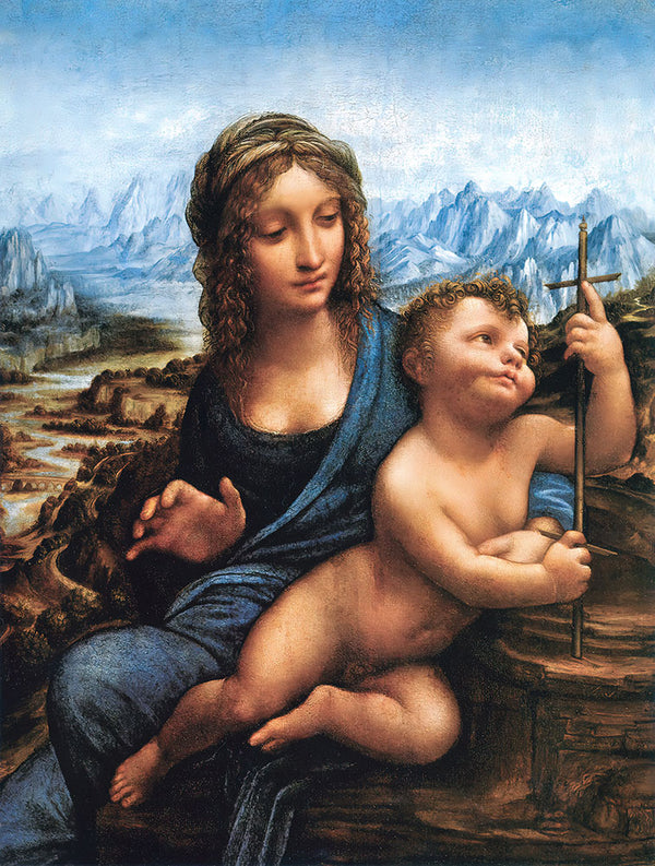 Madonna of the Yarnwinder by Leonardo da Vinci - Art Print - Zapista