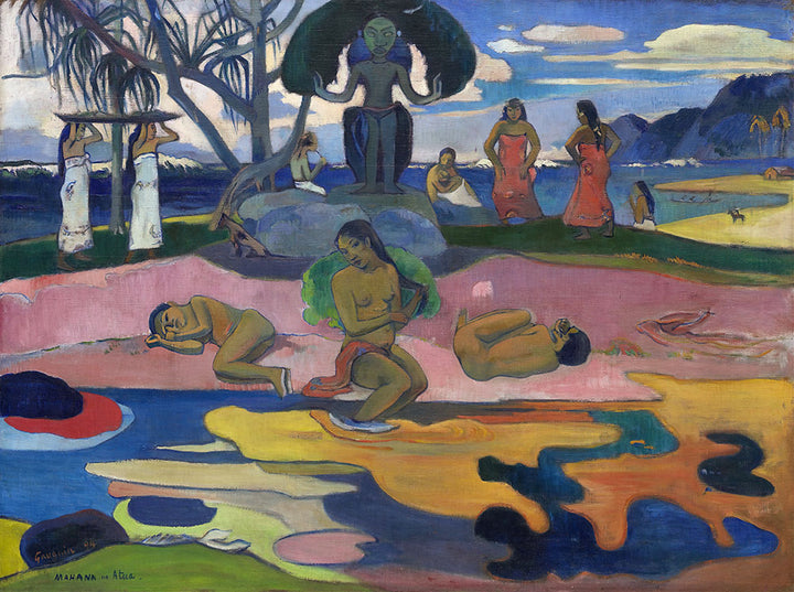 Mahana no atua (Day of the God) by Paul Gauguin - Art Print - Zapista