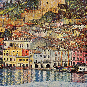 Malcesine on Lake Garda by Gustav Klimt - Art Print - Zapista