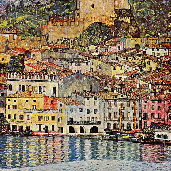 Malcesine on Lake Garda by Gustav Klimt - Art Print - Zapista